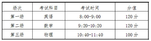 2019年青岛十六中自主招生笔试时间